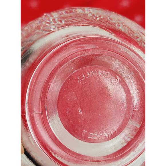 Duralex Noel Christmas Glass Coffee Mug Teacup 12oz Made in France 4" x2 Vintage - Picture 12 of 13